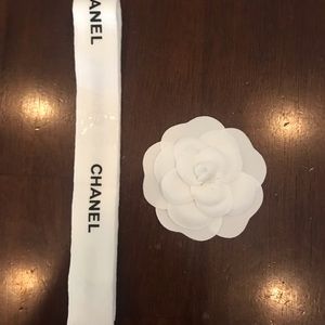Chanel ribbon and gift bow